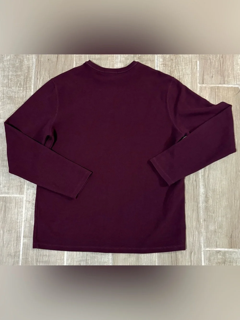 Banana Republic Men's Long Sleeve Crewneck Sweater - Burgundy